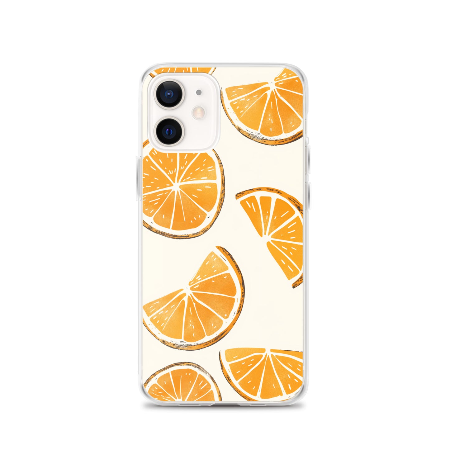 Cute Orange Slices Aesthetic Art iPhone Case