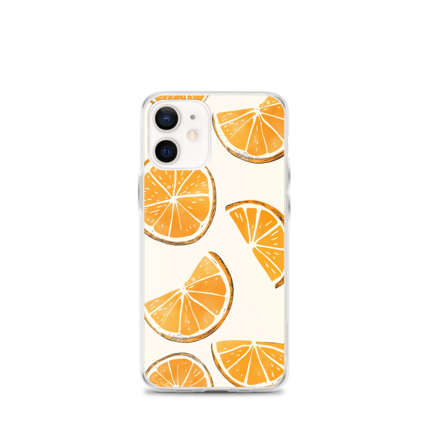 Cute Orange Slices Aesthetic Art iPhone Case