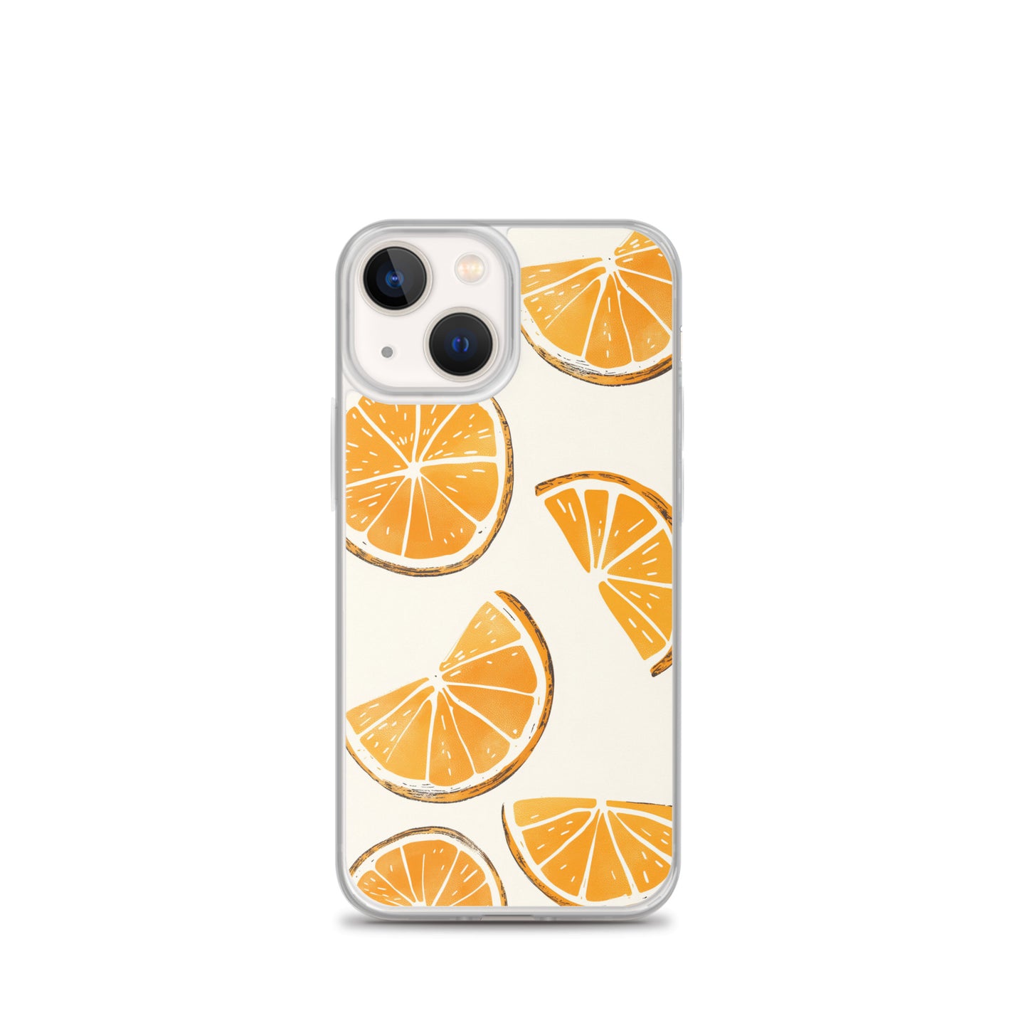 Cute Orange Slices Aesthetic Art iPhone Case