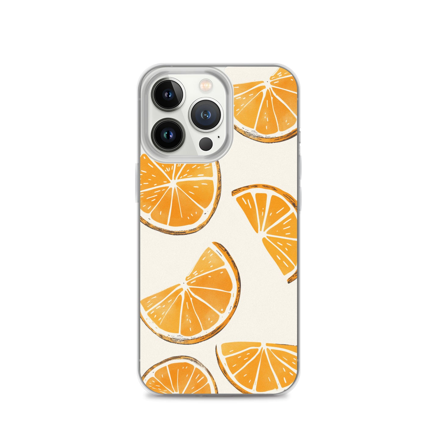 Cute Orange Slices Aesthetic Art iPhone Case