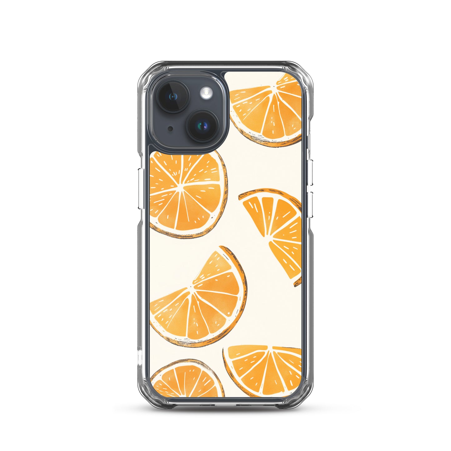 Cute Orange Slices Aesthetic Art iPhone Case