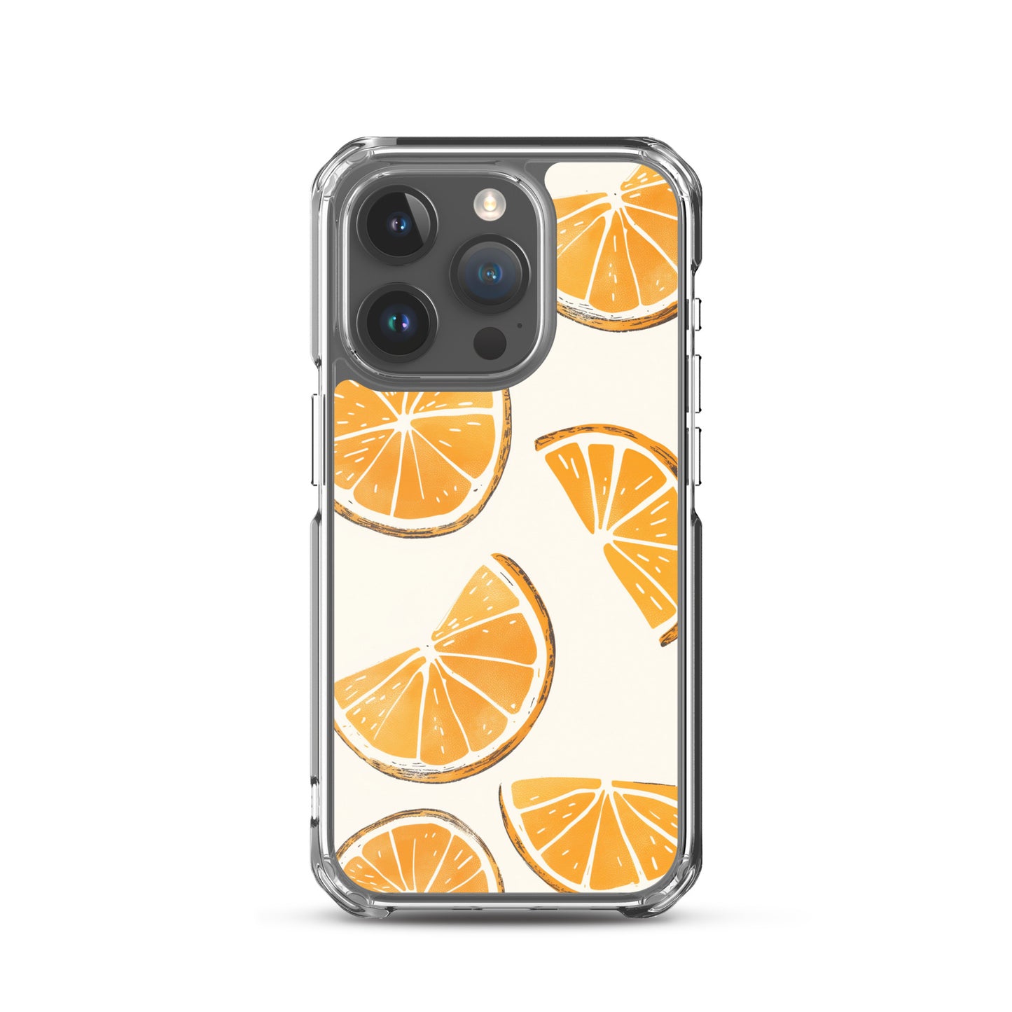 Cute Orange Slices Aesthetic Art iPhone Case