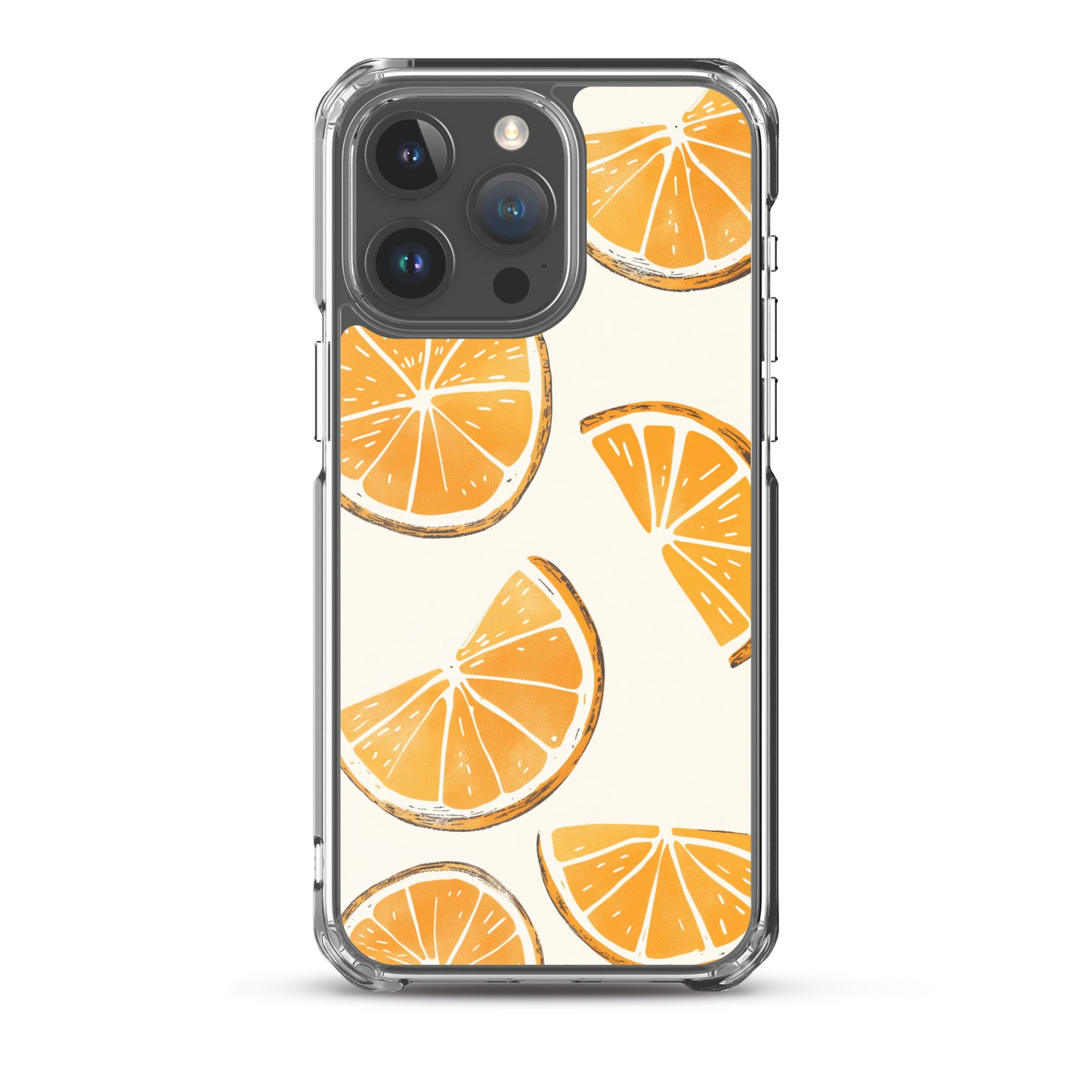 Cute Orange Slices Aesthetic Art iPhone Case